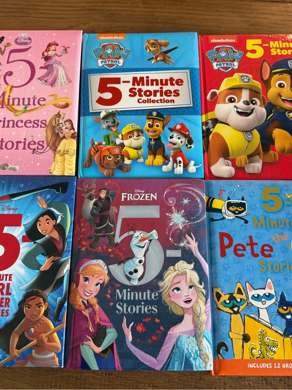 Disney &  Nickelodeon 5-Minute Stories Bundle of 6